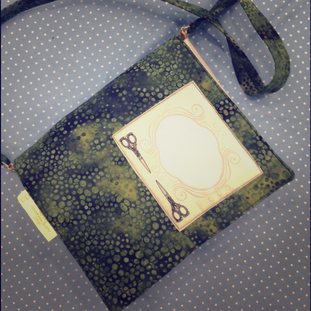 Notebook Messenger Bag, Green Messenger Bag